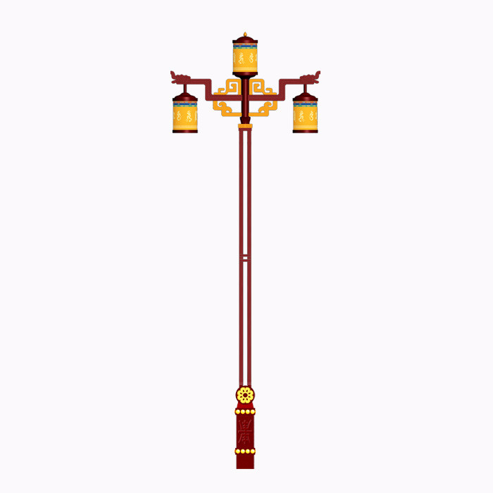 藏族文化特色路灯